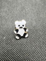Brosche Pandabär Emaille - Teddy