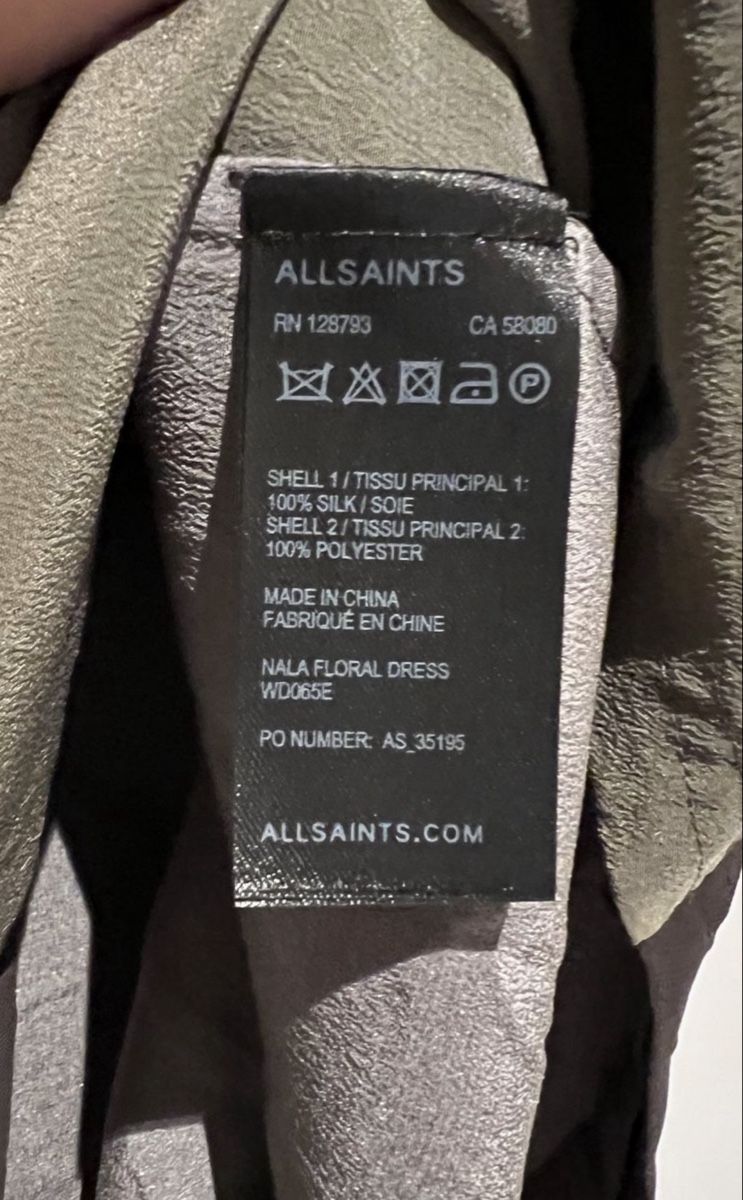 Allsaints Vestiti: ALLSAINTS Seide Kleid / Tunika Grösse M – Usato da Zürich venduto da odonia 2