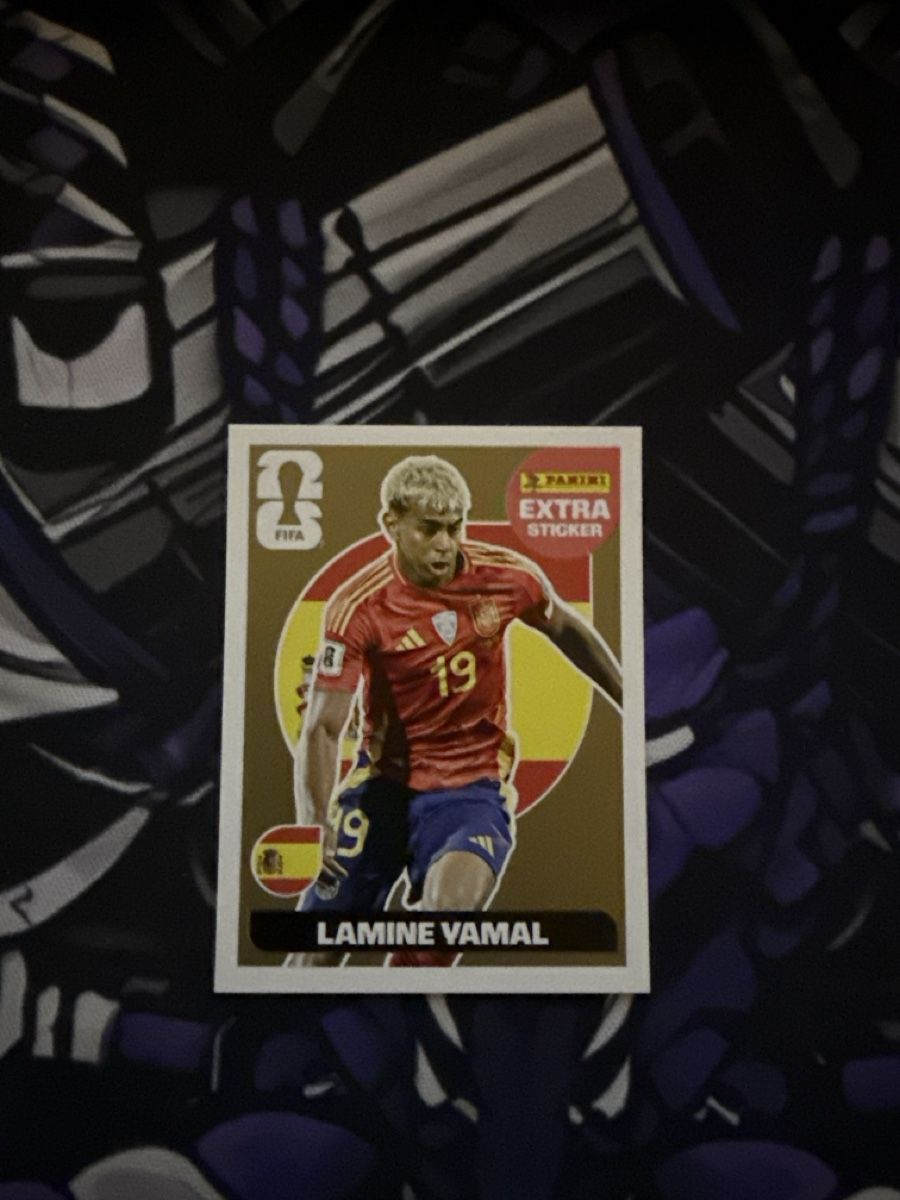 Cartoline: Lamine Yamal Extra Sticker Gold – Nuovo (secondo la descrizione) da Worb venduto da Dean15