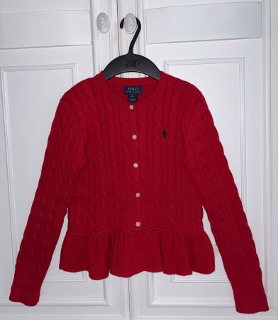 Ralph Lauren girls cardigan sweater Jäckli 8 10 Y 140 NEW