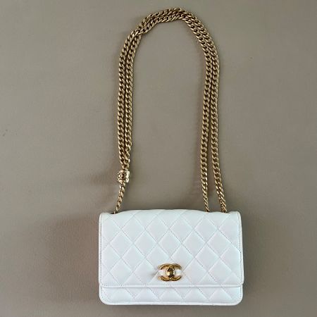 weisse CHANEL Wallet on Chain | sehr schöner Zustand 🤍