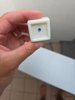 Pierre précieuse tanzanite ronde 0.22 carat bleu foncer 