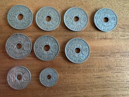 5 bis 25 Centimes 1921 bis 1927