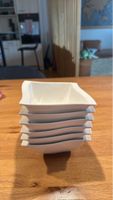 6 Schalen weiss Keramik wie neu