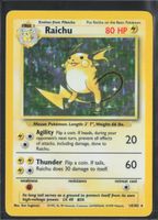 POKÉMON / Raichu / Base Set 1999 / Holo 🇺🇸 / 1Fr.!