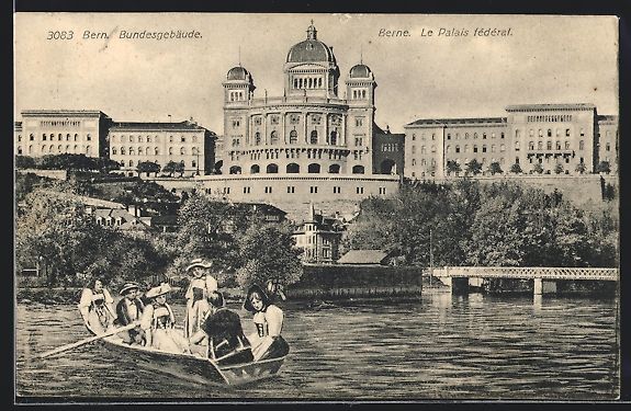 Cartes postales: AK Bern, Bundesgebäude, 1910 – D'occasion à Berlin par bartko-reher