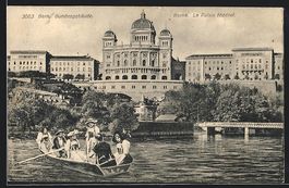 AK Bern, Bundesgebäude, 1910