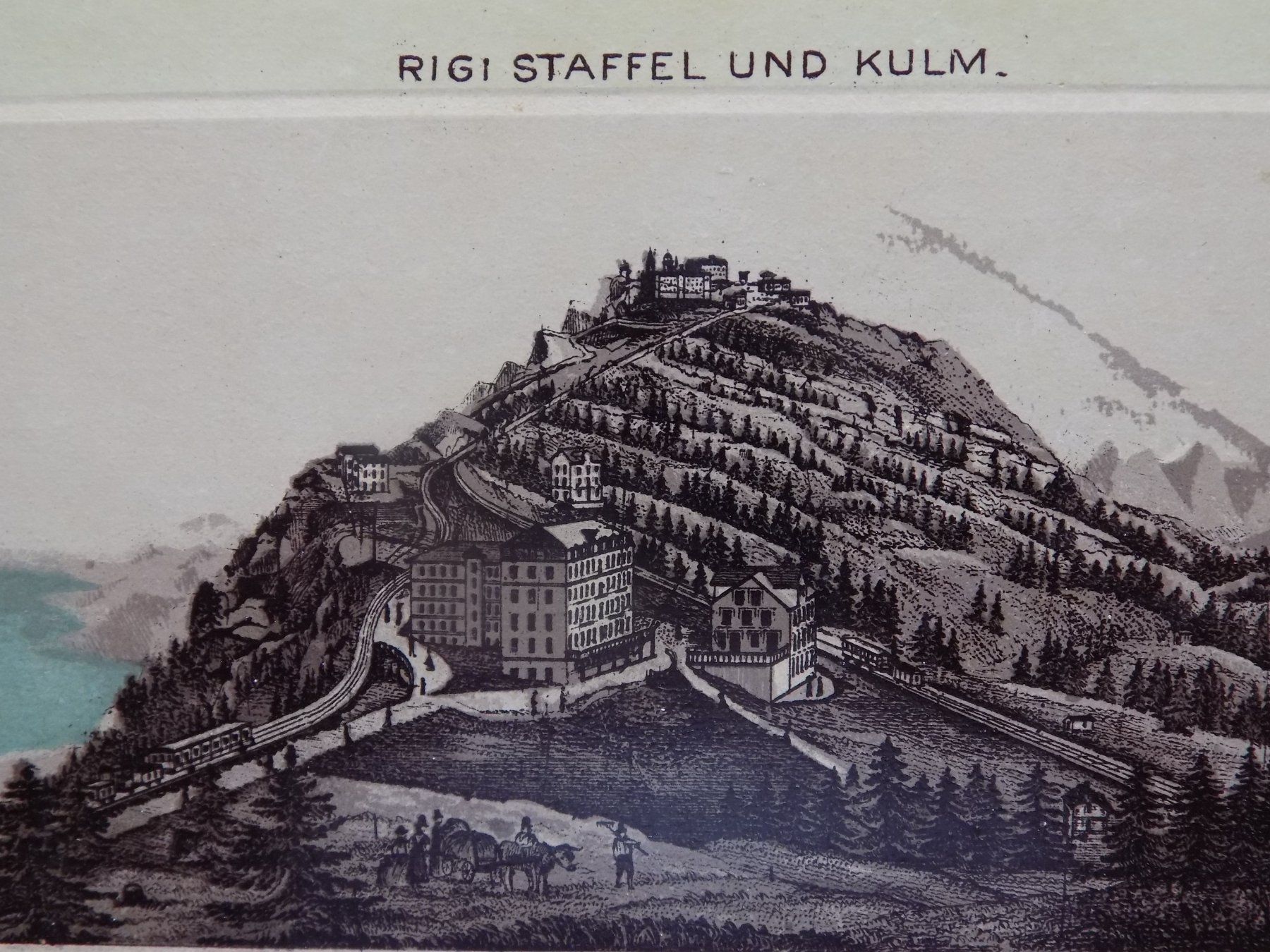 Incisioni: Rigi Staffel und Kulm – Usato da Risch venduto da Antikfee 4
