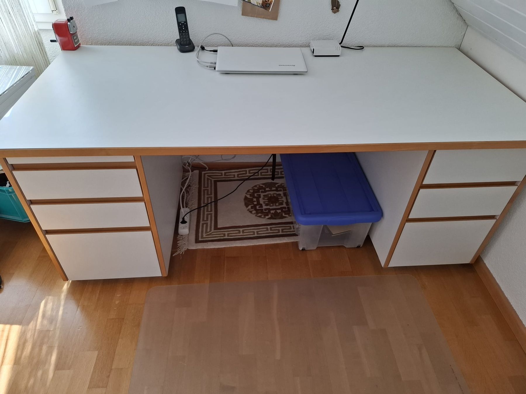 Bureaux: Schreibtisch weiss – D'occasion à Buus par Nambo 2