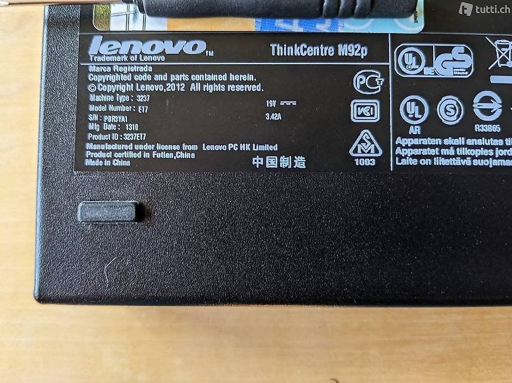 Lenovo PC: Lenovo ThinkCentre M92p Tiny i5 Gratisversand – Usato da Innertkirchen venduto da Flir 1