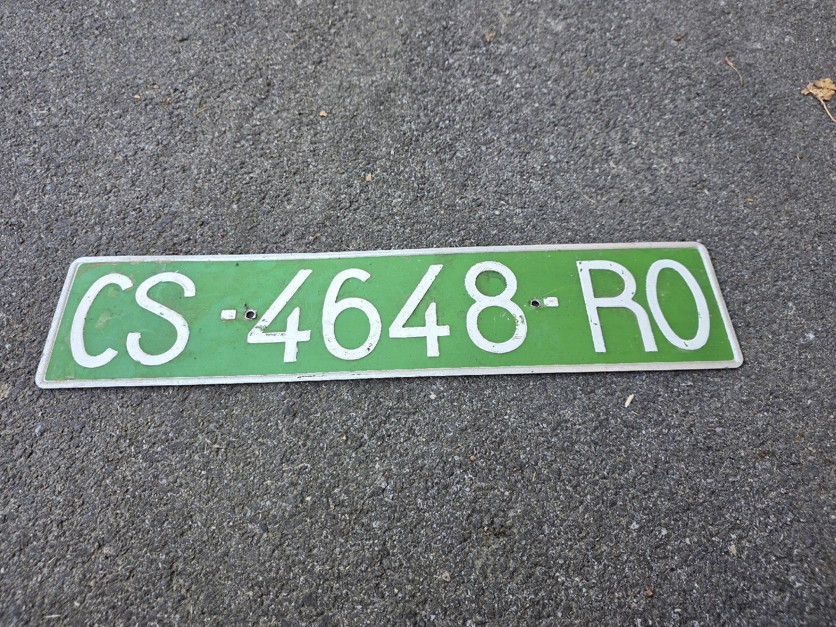 Insegne: Nummernschild CS 4648 RO  – Usato da Dorf venduto da Echo_Elements