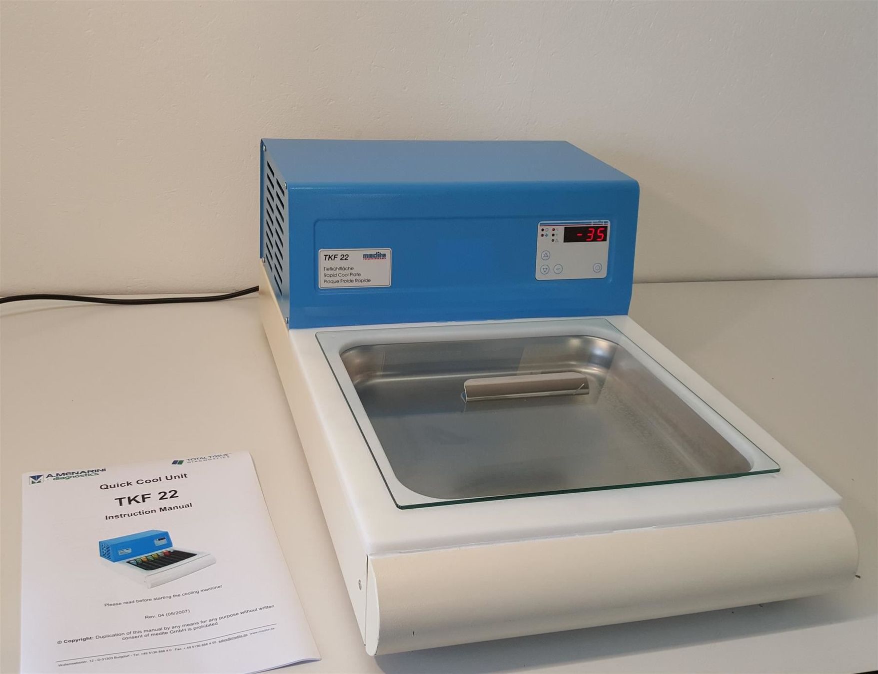 Attrezzature mediche: Medite Quick cool Unit TKF 22 – Usato da Niederdorf venduto da LeptonAG_Labor 4
