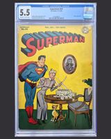 Superman #43 (1946) CGC 5.5 - fast 80 JAHRE ALT! DC Comics!