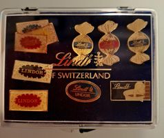 Lindt Schoggi Pins, seltene Sammlung für Sammler, Top!