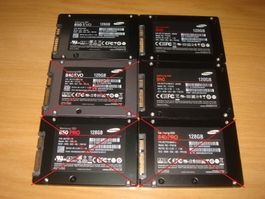 1 stück 120/128gb ssd. Getestet.Samsung