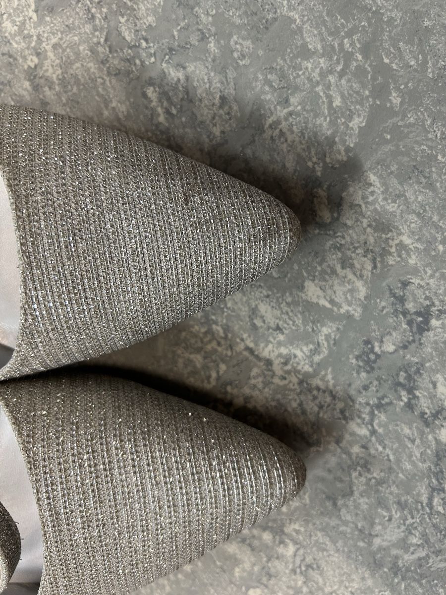 Damenschuhe: Catwalk Pumps silber Glitzer Gr. 39 – Neu (gemäss Beschreibung) aus Hombrechtikon von Etagere92 2