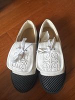 loewe anagram flap soft white shoes