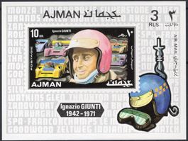 Ignazio Giunti - ungezähnter Motorsport Block von Ajman