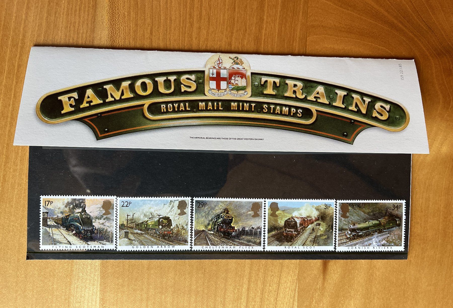 Tutti i francobolli: Briefmarken Royal Mail Mint Stamps, Dampf-Eisenbahnen – Usato da Wiesendangen venduto da Frohberg