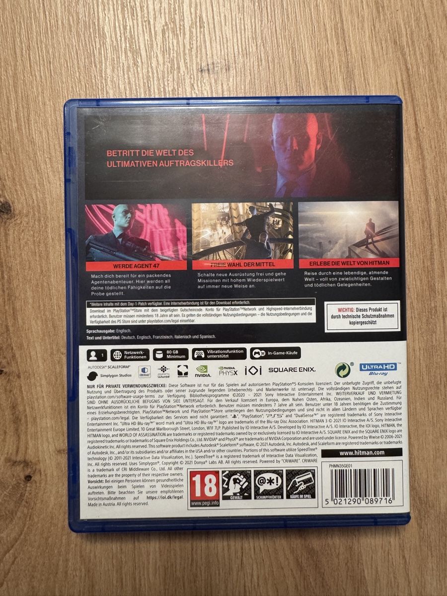 Sony Jeux: Hitman III PS5 Spiel, Game gebraucht – D'occasion à Biberist par etesummer 1