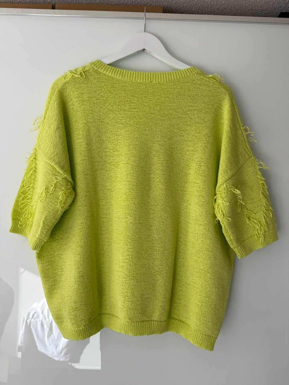 Gerry Weber Pullover & Sweatshirts: GERRY WEBER Strickpullover limettengrün mit Fransen – Gebraucht aus Zürich von yoli.m 1