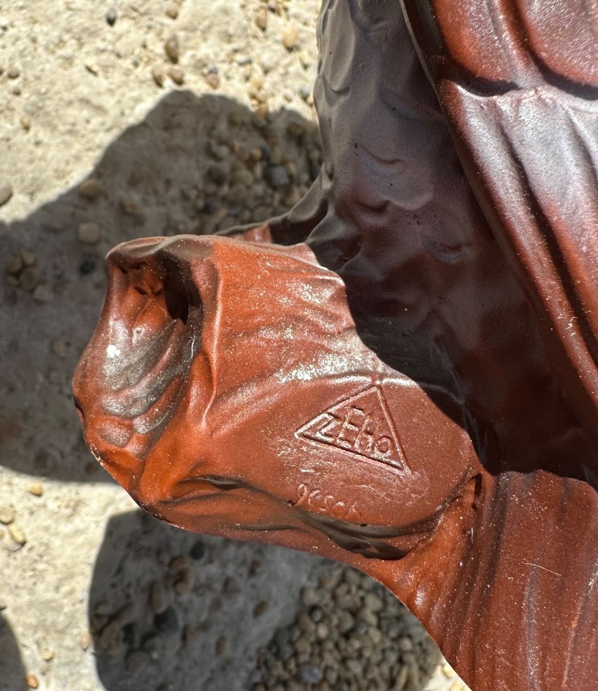 Statuette: Vintage ZEHO Gartenfigur Eule Uhu, 23 cm – Usato da Zürich venduto da brazerola 4