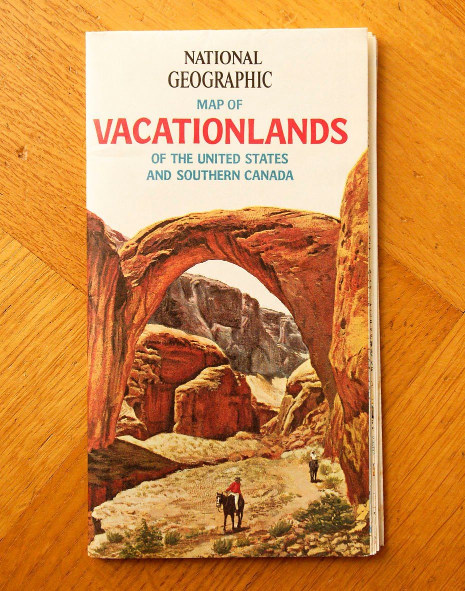 Cartine & Atlanti: National Geographic Karte Vacationlands – Usato da Bern venduto da Maccalvin