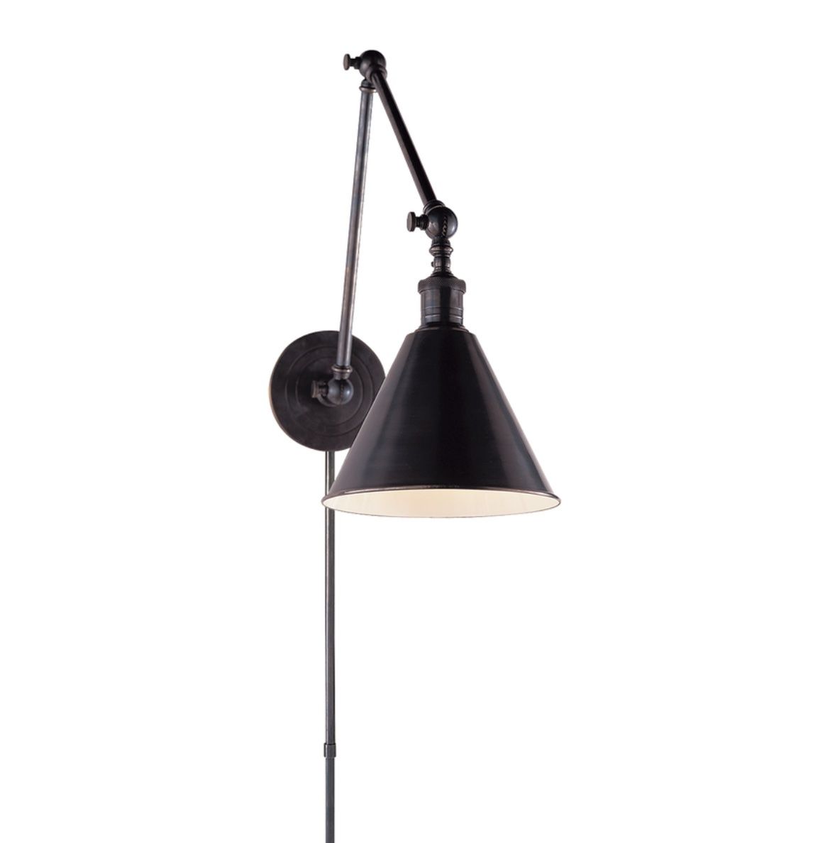 Lampen: Doppel-Arm Wandlampe, Boston Functional, Bronze, – Neu und originalverpackt aus Erlenbach ZH von Pocahoney 1