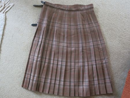 Klassischer karierter Wickel-Jupe - aus Schottland