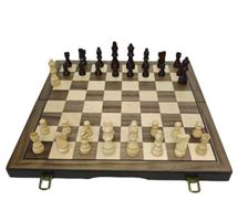 ✅ Elegantes magnetisches Holz-Schachspiel - Neu!