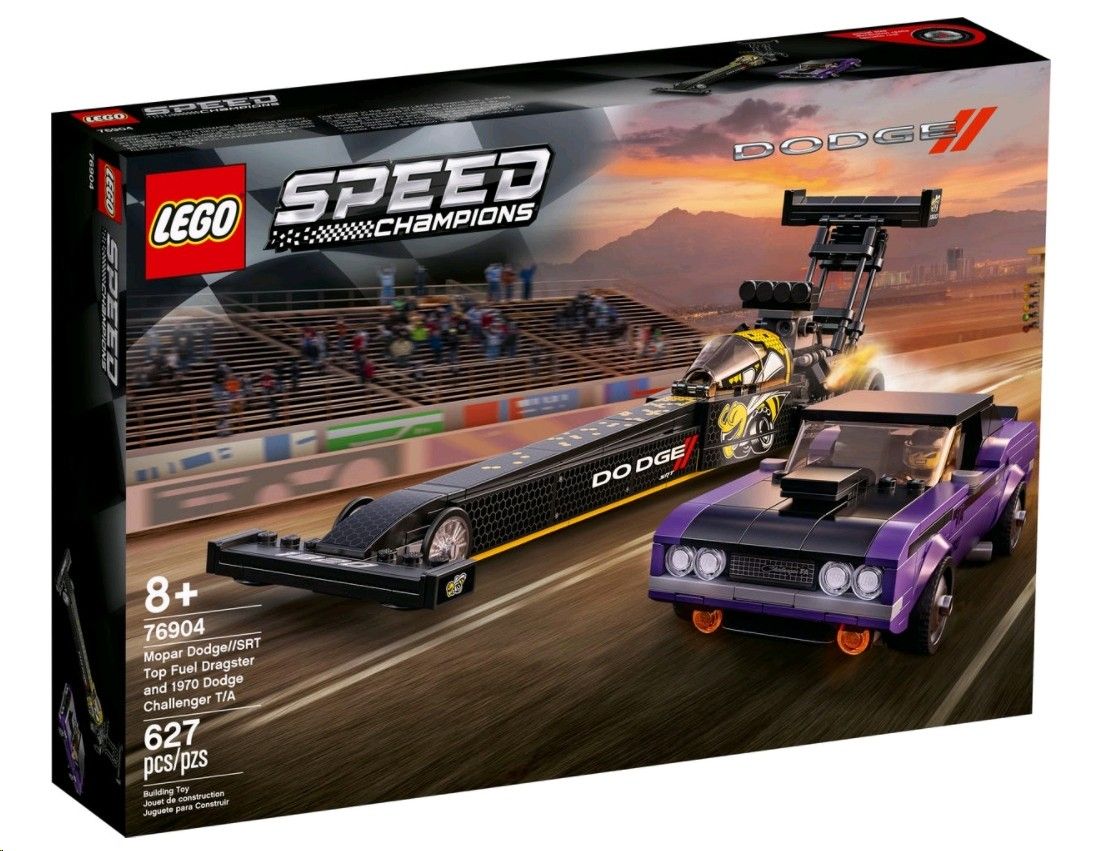 Lego Giocattoli: 76904 Mopar Dodge//SRT Dragster & 1970 Dodge Challenger – Nuovo e nell'imballaggio originale da St. Gallen venduto da Bee_Lee