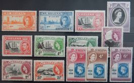 St. Helena British Lot mit alten Werten III