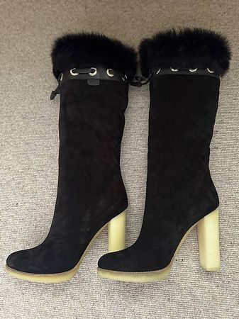 GUCCI Lederstiefel, Gr 41 C 