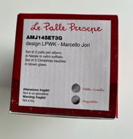 Alessi Le Palle Presepe Weihnachtsbaumkugeln 2-er Set
