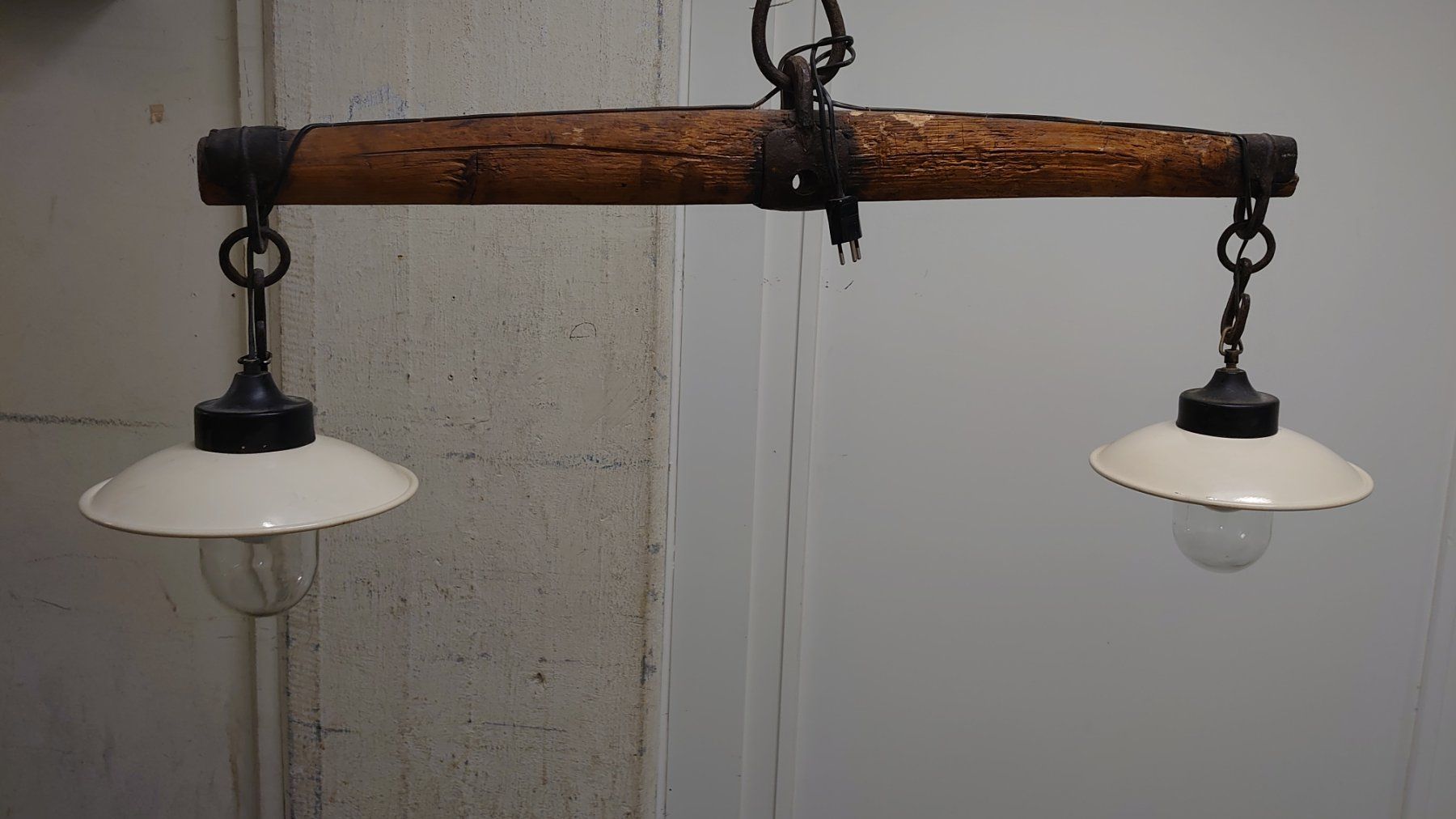 Lampadari & plafoniere: Deckenlampe aus altem Holz-Joch – Usato da Zürich venduto da blaumeisli62 2