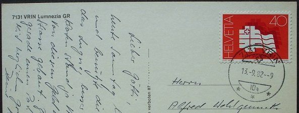 Cartoline postali: VRIN Lumnezia – Usato da Jona venduto da philajona 1