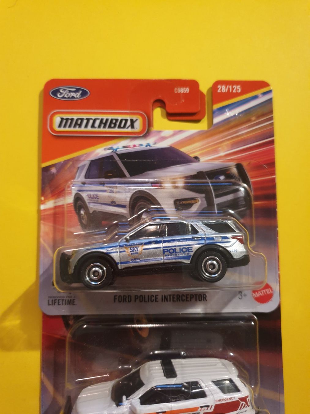 Matchbox Voitures modèles: 2 x Matchbox 2016 Ford POLICE INTERCEPTOR – Neuf avec emballage d'origine à Oftringen par Rotor 2