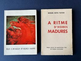Catalan, Miquel Bota Totxo, 2 Bücher signiert