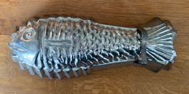 Back- oder Puddingform „Fisch“, ca. 26.5cm lang aus Metall