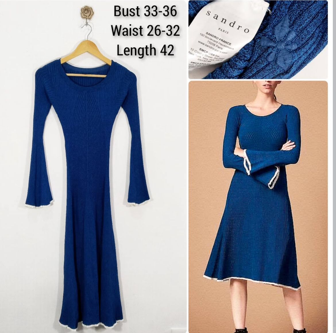 Sandro Vestiti: Sandro Elegant Midi Dress – Usato da St.Josefen venduto da lop_lh8d