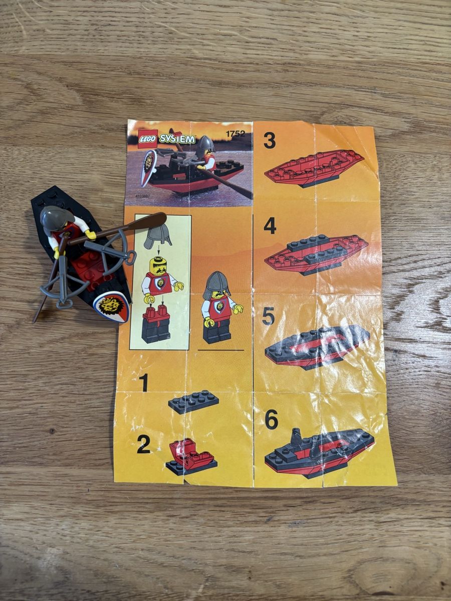 Lego Ritterboot #1752 „Boat with Armor“ mit Anleitung (Gebraucht) in ...