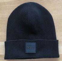 BOSS Strickmuetze, neuwertig, dunkelblau, Made in Italy