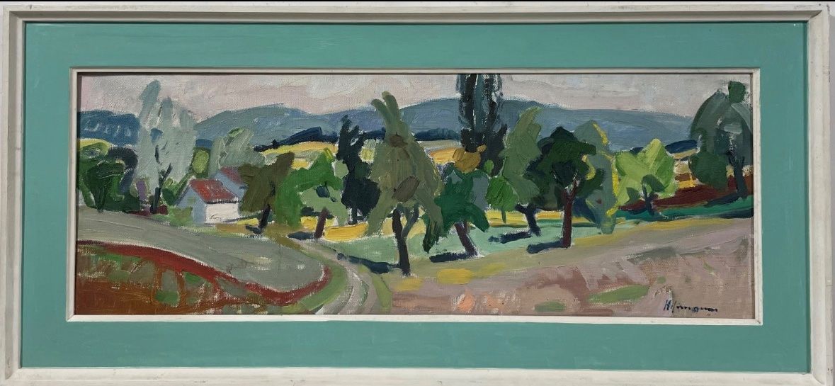 Dipinti: Hermann HOFMANN (1920-1996) Gemälde – Usato da Waltenschwil venduto da Fifofufee