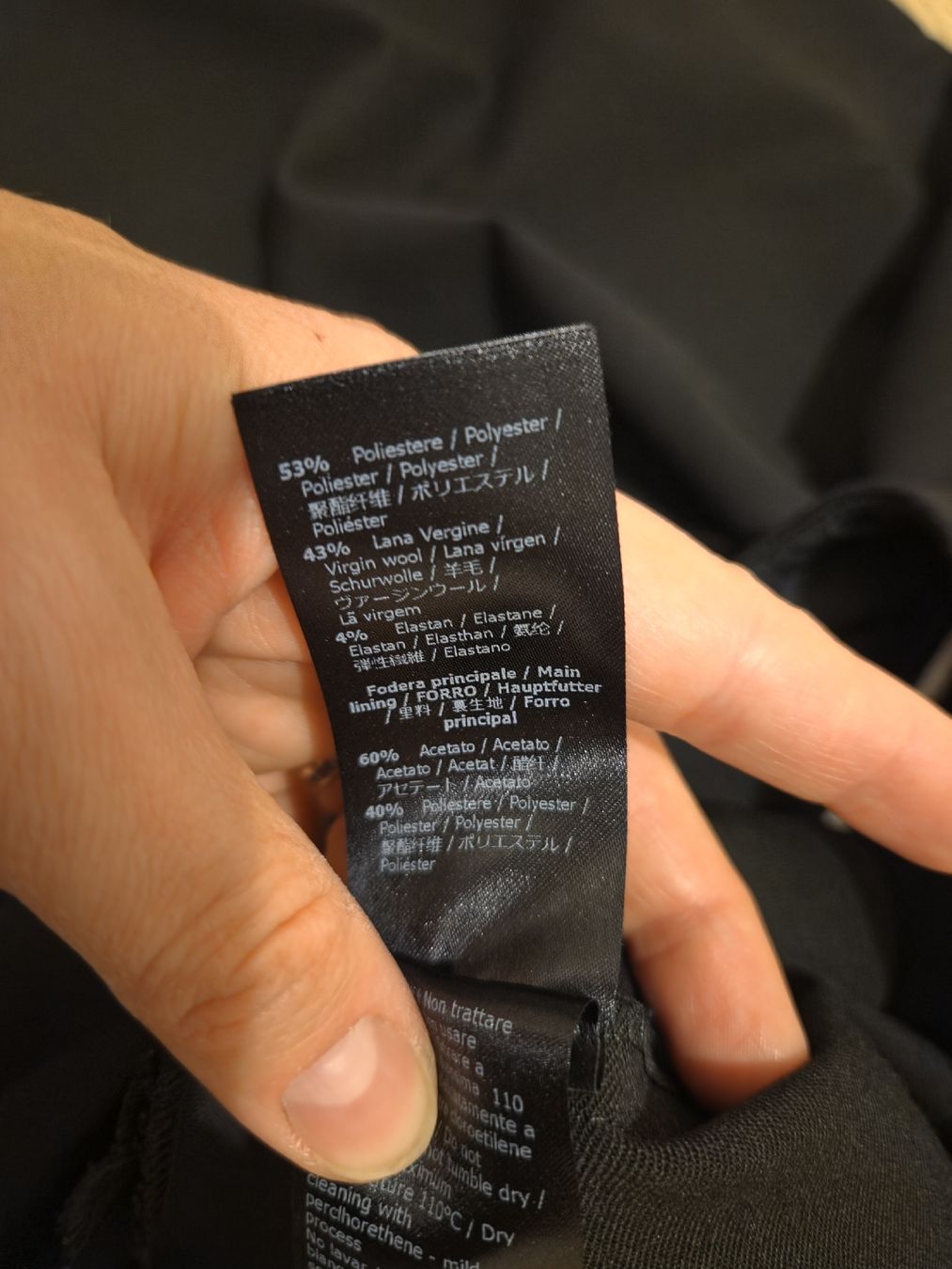 Patrizia Pepe Pantaloni: Patrizia Pepe Culottes Black Size 42 Virgin Wool Blend – Usato da Ebikon venduto da Haselnuss23 3