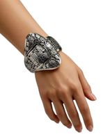 Antikes Silberarmband Gürtelschnalle Indochina Silber 1900