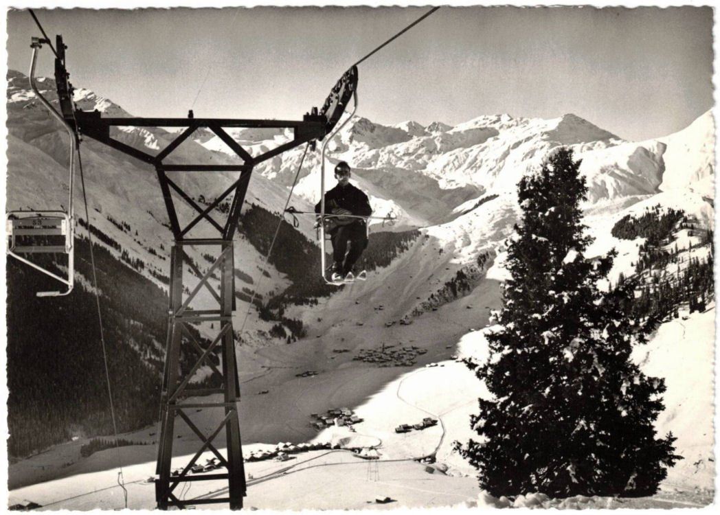 Ansichtskarten: Sedrun - Sessellift Cungieri – Gebraucht aus Binningen von Mountainrider