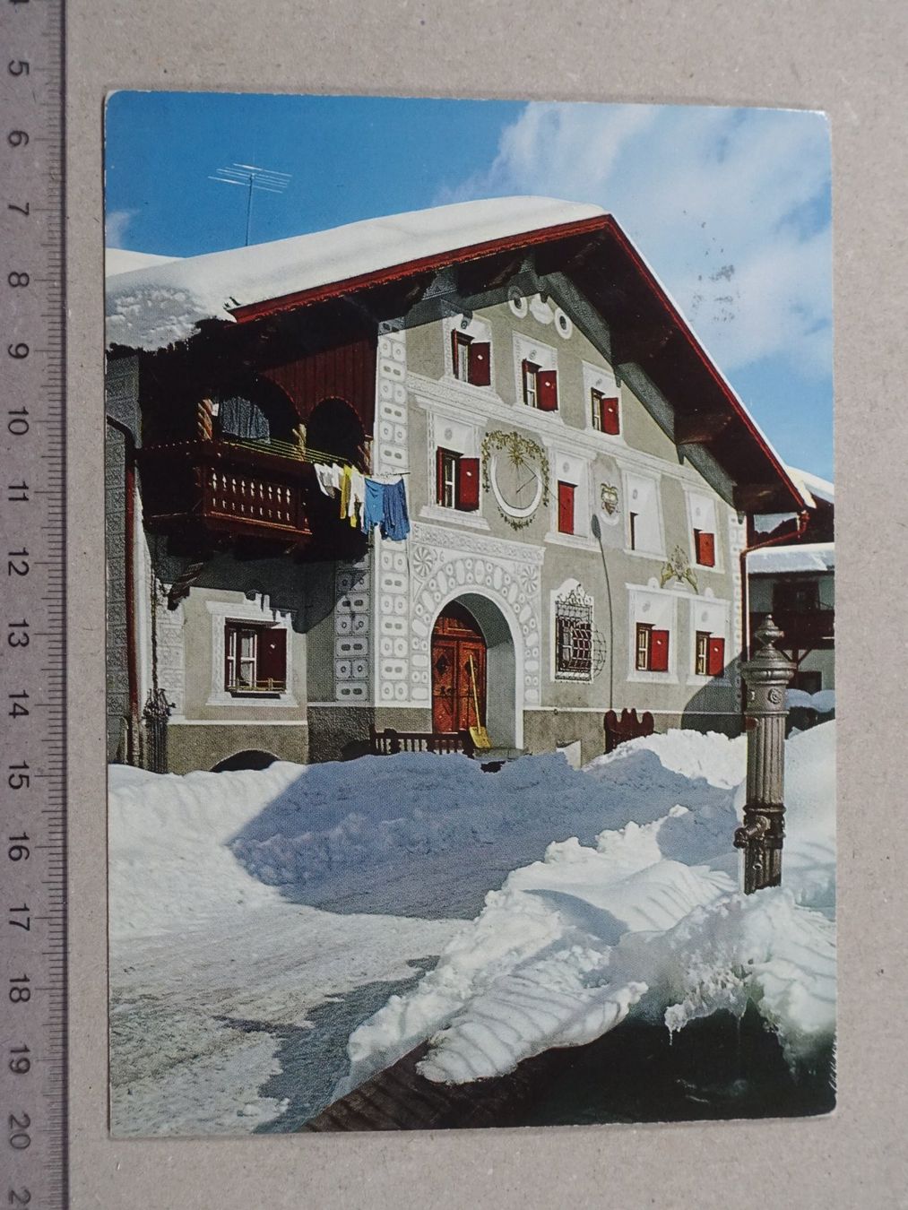 Cartoline postali: Scuol Tarasp Vulpera, 1966, Poststempel SENT – Usato da Lenzburg venduto da fh1
