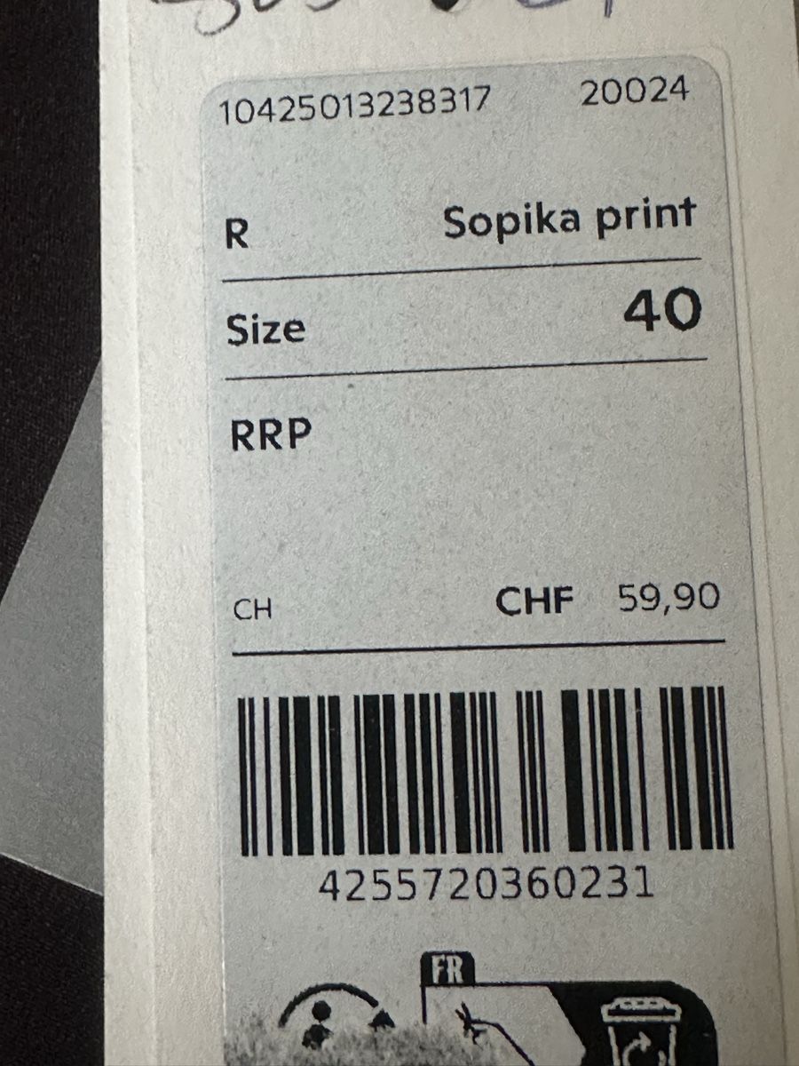 Opus Blusen: NOPUS Top mit Sopika Print, Groesse 40 NEU – Neu (gemäss Beschreibung) aus Greifensee von EGGCAR 1