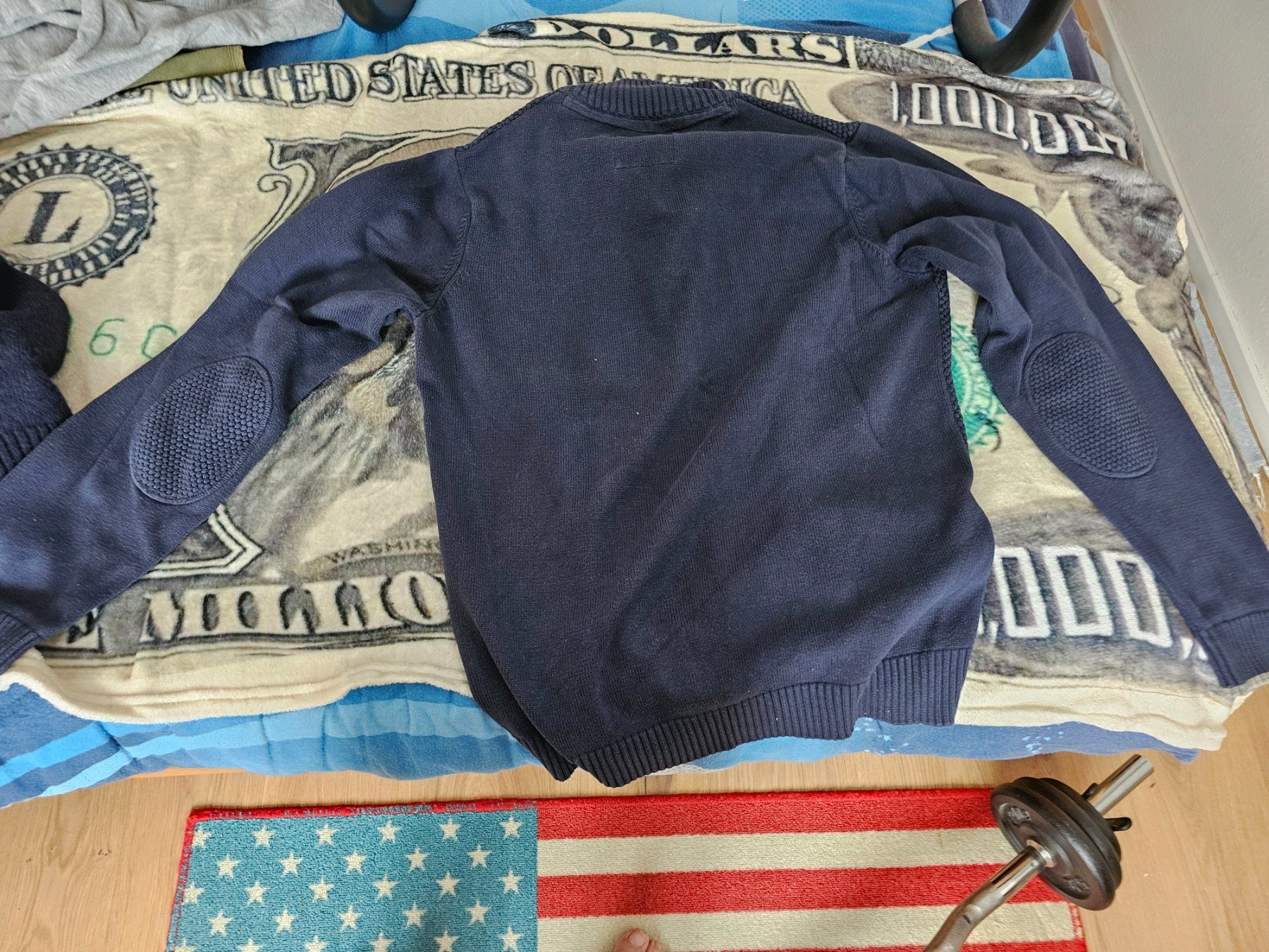 Maglioni & Felpe: Dunkelblauer Herren Strickpullover, Grösse GR/XXL – Usato da Sumiswald venduto da Sumo68 1