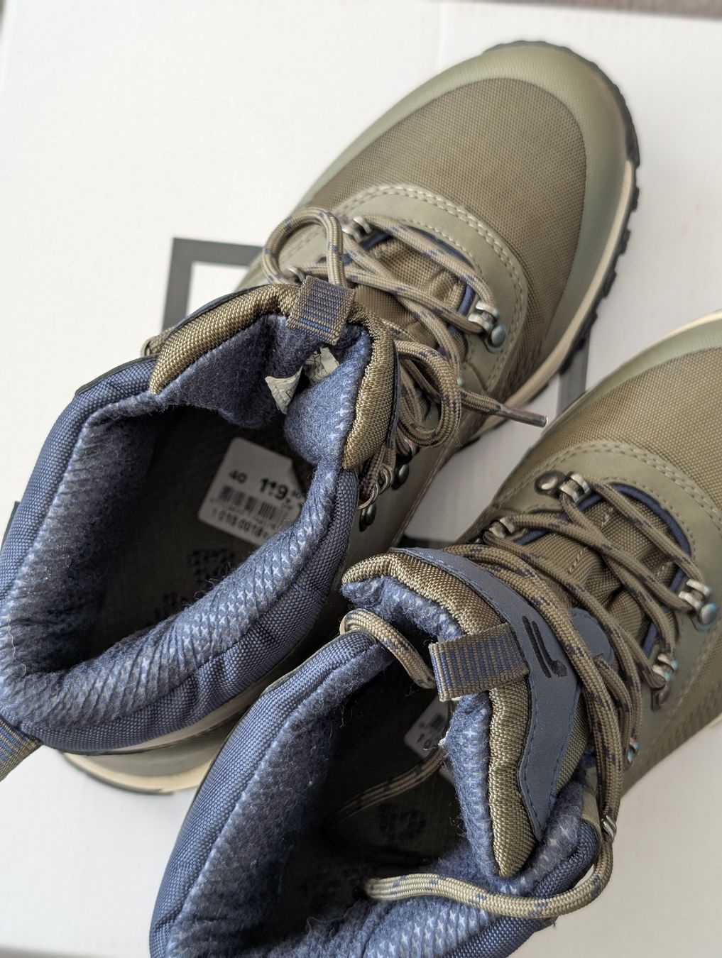Fila Scarpe da uomo: FILA HIKEBOOSTER mid Gr. 40, Winterschule Wanderschuhe – Nuovo e nell'imballaggio originale da Rotkreuz venduto da igor7380 2